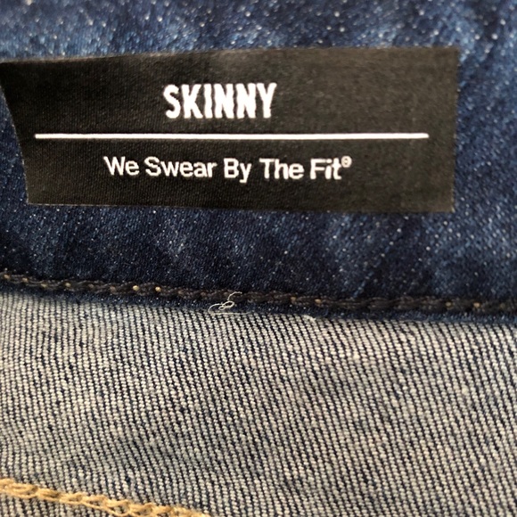 Torrid Jeans Womens 18 R Skinny Skyline Stretch Blue Jeans Comfort Med Dark Wash - Picture 6 of 11